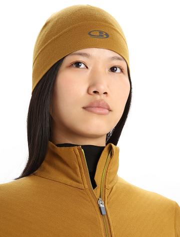 Pánské Klobouky Icebreaker Unisex Merino Chase Beanie Hnědé | CZ 1850QMAZ